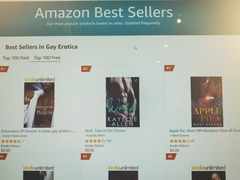 My book on Bestseller&nbsp;list